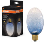 OSRAM E27 LED izzó ovális, fagyos, 3, 5 W, 300 lm, 2700 K, meleg, dekoratív kék, Osram (4099854608568)