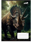Victoria Állatos COOL BY VICTORIA Dinó Triceratops 3. osztályos vonalas füzet (A5/14-32) (COR_2025_ISVFC63_2)