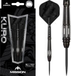 Mission Darts Dart szett Mission steel Kuro 23g, black, M4, rear taper, 95% wolfram (készlet erejéig)