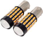 LEDtech H21W BAY9S LED index - irányjelző izzó égő borostyán sárga - narancssárga Canbus 2db-os készlet✔️ (H21W SÁRGA)