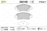 VALEO Set placute frana VALEO 302158 (302158)