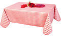 Habitable Asztalterítő VICHY - ROUGE - 140X200 CM Piros 140x200 cm