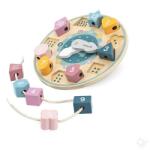 Viga Toys Formakereső óra és fűzős játék