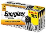 Energizer Elem, AAA mikro, 24 db, ENERGIZER "Alkaline Power" (24 db) (EEAAA24AP)