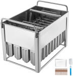 VEVOR Rozsdamentes acél formakészlet pálcikás jégkrémhez 40 darabos ipari kivitelben (SYBBMJZFX400HM5XAV0)