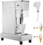 VEVOR Professzionális fagylaltkészítő gép 750W rozsdamentes acél fagylalt- és shake-készítő 2x5 literes kapacitással (BQLJBJBZL750YIE4AV2)