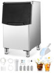 VEVOR Jégkészítő gép jégtartály szűrővel 113, 4 kg kapacitás jégtároló konténer (FTZBJBT300LBWQ95OV0)