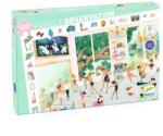 DJECO Megfigyelő puzzle (100 db) - Balett iskola (DJ07514)