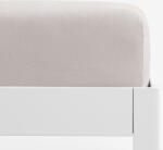 Goldea cearceaf de pat cu elastic din jersey - gri-maroniu 180 x 200 cm