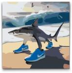  Festés számok szerint - Tralalero Tralala Méret: 50x50cm, Keretezés: Keret nélkül (csak a vászon)