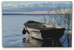  Festés számok szerint - Balaton, csónak - Magyarország Méret: 40x60cm, Keretezés: Műanyagtáblával