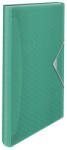 Esselte Harmonikamappa, A4, PP, 6 rekeszes, ESSELTE "Colour'Breeze", zöld