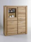  Dulap cu vitrina fag Paesa 108x140x40 cm (122445J) Comoda
