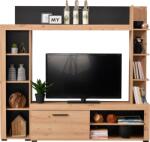  Set de living Rubi stejar-negru 4 piese 172, 5/33/157, 7 cm (91518439)
