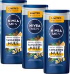Nivea Men, gel de dus cu extract de mandarine si lemn de santal, 3 x 250 ml (48586)