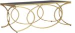  Masuta de cafea aurie Roma 110/60/45 cm (MRO1422980000) Masa de cafea
