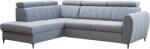  Coltar KORIO L extensibil gri deschis stanga, 262x200x91/103 cm (0000362123)