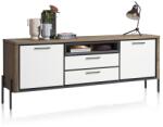  Comoda Shirley stejar/alb 210/45/80 cm (40856-BAI) Comoda