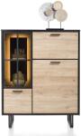  Comoda semi-inaltime Avalon stejar 120/42/150 cm (42489-NAT) Comoda