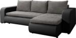 Coltar BURAN extensibil negru/gri dreapta, 245x150x82 cm (0000362458)