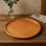 ATELIER 49 Tava din lemn rotunda Φ 40 cm , ideala pentru pizza E i aperitive (ATE49-TPA40CM) Tava