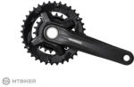 Shimano Pedalier Shimano FC-MT210, 175 mm, 2x9, 36/22T