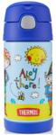 Thermos Termos pentru copii Thermos cu pai, 355 ml, pirat