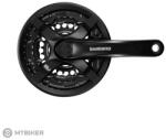 Shimano Pedalier Shimano FC-TY501, 170 mm, 3x8, 42/34/24T, pătrat