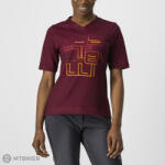 Castelli Tricou damă Castelli TRAIL TECH W, roșu închis (XL)