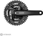 Shimano Pedalier Shimano Acera FC-M371, 175 mm, 3x9, 48/36/26T, pătrat