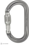 Petzl Carabinieră Petzl OK SCREW LOCK, argintie ()