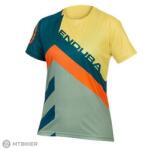 Endura Tricou damă Endura SingleTrack Print Tee LTD, deep teal (M)