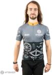 MTBIKER Tricou MTBIKER, gri/portocaliu (XL)