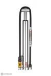 Lezyne Mini-pompă Lezyne Micro Floor Drive HV, argintiu ()