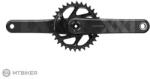 SRAM Braț pedalier SRAM XX1 Eagle DUB cu foaie, 170 mm, 1x12, 34T, pentru Cannondale Ai