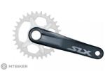 Shimano Pedalier Shimano SLX FC-M7100 HTII, 175mm, 1x12, fără foaie (175 mm)
