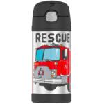 Thermos Termos pentru copii Thermos cu pai, 355 ml, pompieri
