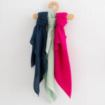 New Baby Pamut színes pelenka New Baby 70x80 cm 3 db LÁNY - babamamakozpont