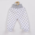 NEW BABY Baba lábfejes nadrág New Baby Classic II szürke csillagokkal - babamamakozpont - 2 339 Ft