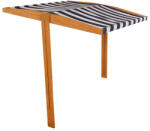 Baby Mix Tető a gyermek fa homokozóhoz Baby Mix 120x120 cm kék-fehér