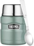 Thermos Termoska Thermos pentru mâncare cu ceașcă și lingură pliabilă, 470 ml, duck egg