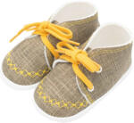 NEW BABY Baba tornacipő New Baby jeans mustard 0-3 h