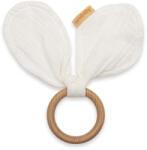 NEW BABY Rágóka levelekkel New Baby Ears white