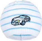 NEW BABY Tavaszi sapka New Baby Autó fehér - kék - babamamakozpont