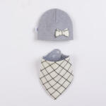 NEW BABY Baba sapka és babasál New Baby Missy szürke - babamamakozpont