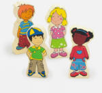 Viga Toys Fa mágneses figurák Viga