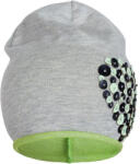 NEW BABY Tavaszi sapka New Baby Szívecske szürke - zöld - babamamakozpont