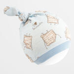 NEW BABY Baba pamut sapka New Baby Biscuits kék - babamamakozpont