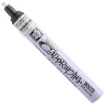 Sakura Pen-Touch Calligrapher kalligrafikus lakkfilc, medium (5 mm) - white (XPFKC50)