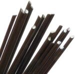 Glorex Gyertyatű, virágtű, hegyes végű drót - 1, 4 mm, 15 cm, 20 db - fekete